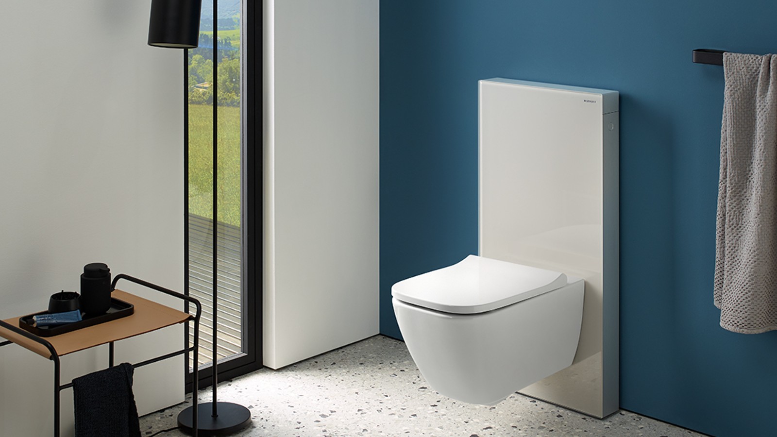 Koupelna se sanitárním modulem Geberit Monolith Koupelna se sanitárním modulem Geberit Monolith